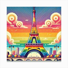 Eiffel Tower 4 Canvas Print