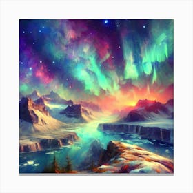 Aurora S Symphony 1 Canvas Print