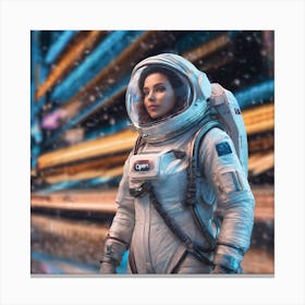 Nasa Astronaut Canvas Print