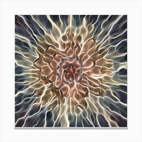 Abstract Flower Canvas Print