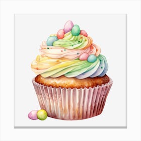 Easter Cupcake 1 Canvas Print