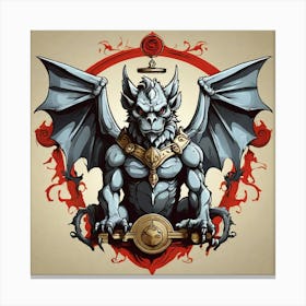 Demon Dragon Canvas Print