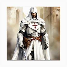 Knight Templar 8 Canvas Print