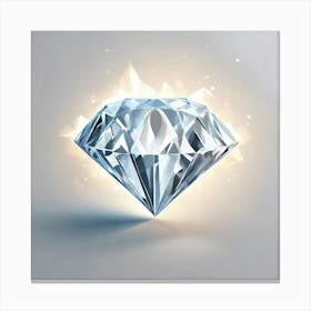 Diamond - Diamond Stock Videos And Royalty-Free Footage Canvas Print