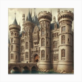 Fantasy Castle 3 Canvas Print