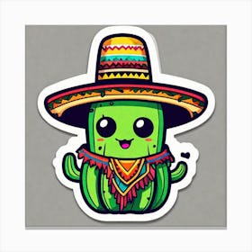 Mexican Cactus 16 Canvas Print