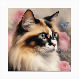 Calico Cat 1 Canvas Print