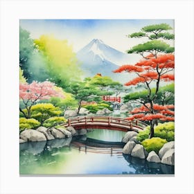 Japanese Garden 1 Canvas Print