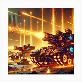 Inferno Tanks Special Ability Converted Canvas Print