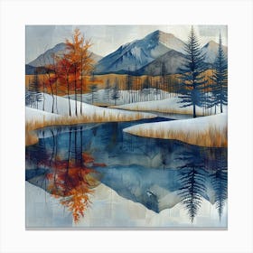 Winter Landscape Canvas Print Canvas Print