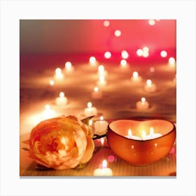 Candlelight Canvas Print