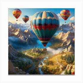 Hot Air Balloons Canvas Print