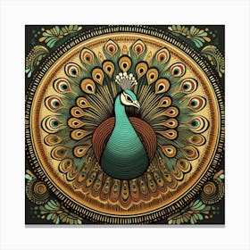 Peacock Canvas Print