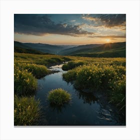 Landscape With The Presence Of Or Creator Canvas Print