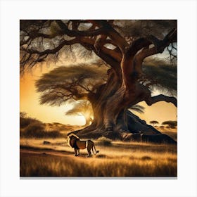 Lion King 33 Canvas Print