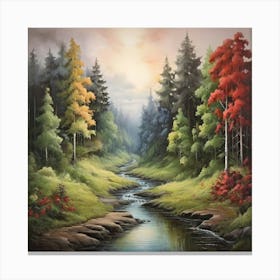 Autumn Forest 1 Canvas Print