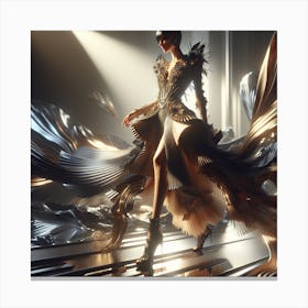 Futuristic Fashion Canvas Print