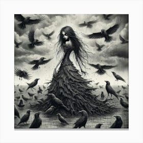 Crows 1 Canvas Print