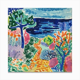 Coastal Vista Matisse Style 2 Canvas Print