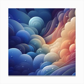 Abstract Clouds Canvas Print