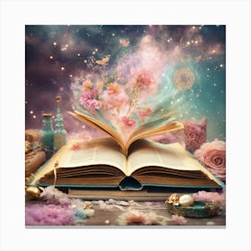 Book Of Magic Canvas Print