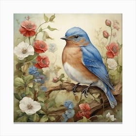 Bluebird 4 Canvas Print