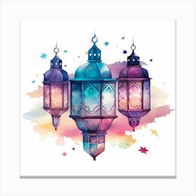 Islamic Lanterns 1 Canvas Print