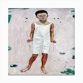 Childhood (1893) Modern Art Painting By Ferdinand Hodler Canvas Print