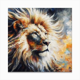 Lion Painting 2 Canvas Print