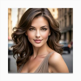 Beautiful Woman Canvas Print