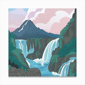 Waterfall 1 Canvas Print