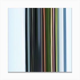 The Stripes Of The Day · Winter Lights Canvas Print