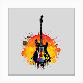 Electric Guitar Canvas Print