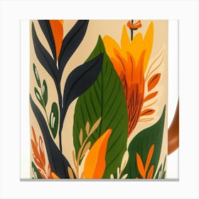 Tropical Mug Canvas Print