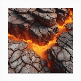 Lava Rock Canvas Print