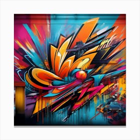 Graffiti Art 10 Canvas Print