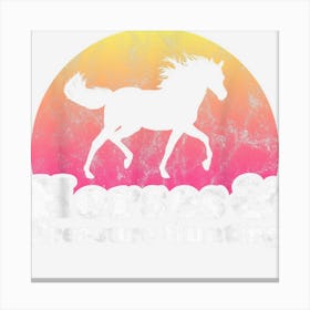 Horse And Treasure Hunting Women Or Girls Horses Canvas Print