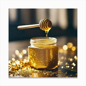 Honey drip Canvas Print