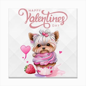 Happy Valentine'S Day Canvas Print