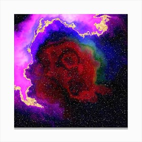 100 Nebulas in Space with Stars Abstract n.033 Canvas Print
