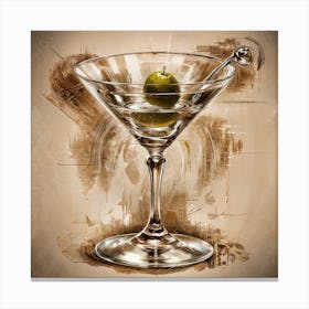 Martini 1 Canvas Print