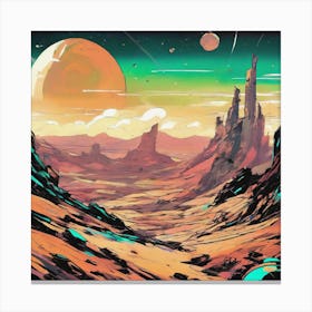 Alien Landscape 1 Canvas Print