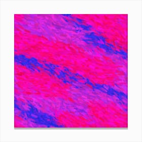 Dopamine pink brush strokes Canvas Print