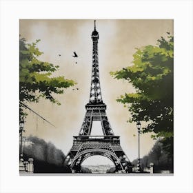 Paris Eiffel Tower 130 Canvas Print