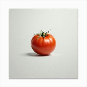 Tomato Isolated On White Canvas Print