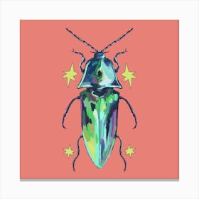 Colorful Beetle Canvas Print