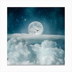 Moon Flight Canvas Print