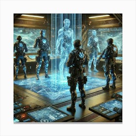 Ionosphere Field Commanders Converted Canvas Print