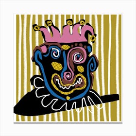 Not A Picasso Square Canvas Print