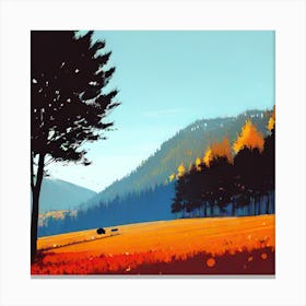 Autumn In The Mountains 20 Canvas Print